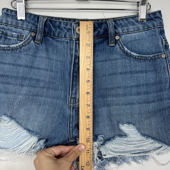 Kancan Women’s Size Small Denim Shorts Distressed # KC7259M Cut Offs - Picture 3 of 10